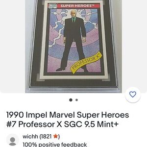 Marvel comics super heroes professor x